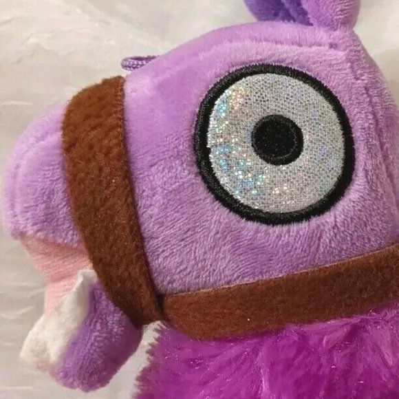Nanco Fortnite Loot Llama Plush Rainbow Stuffed Animal Winged Purple Toy 9" - Picture 11 of 12